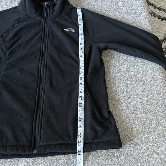 The North Face Women’s Black Faux Fur Lined Full Zip Jacket Size Medium HTF - Picture 14 of 16